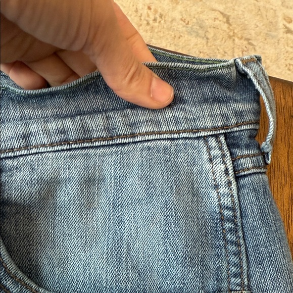 Men's Slim Straight Blue Jeans - Picture 5 of 5